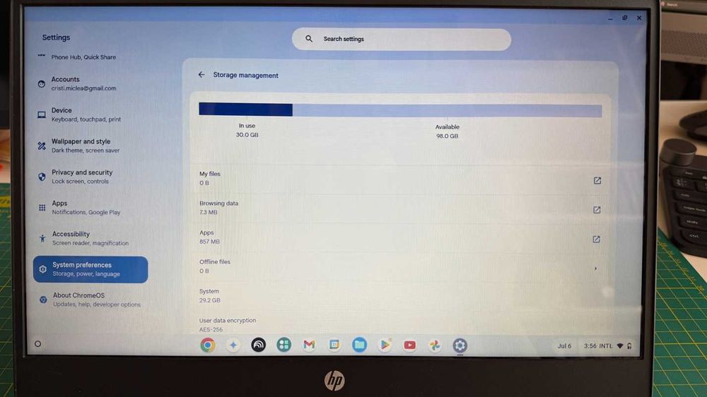HP 14'' Chromebook x360, 4Gb RAM, 128Gb HDD, touchscreen