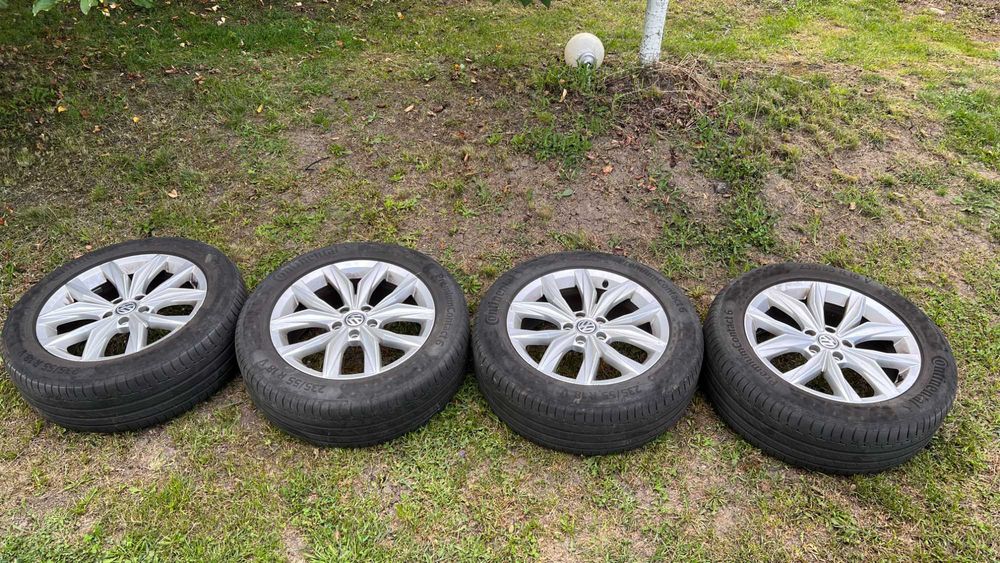 Jante Volkswagen Tiguan 2 18" + anvelope Continental Premium Contact 6