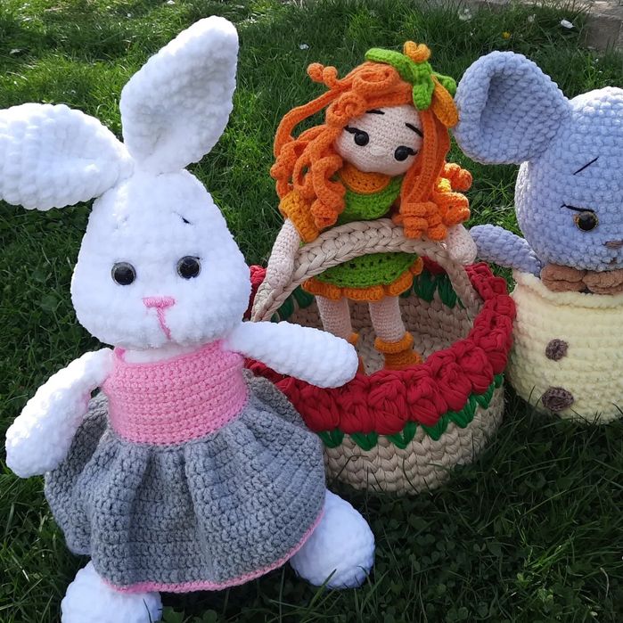 Плетена кошница "Лале"