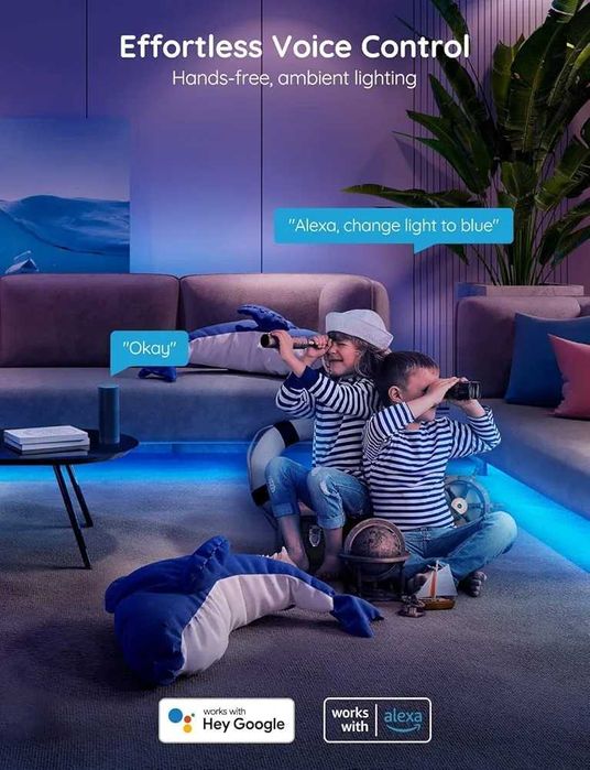 Нова интелигентна RGB LED лента Govee H6110, Wi-Fi, Bluetooth...