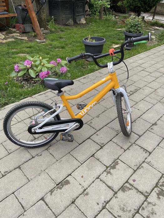 Bicicletă Woom 3, 16”, galbena