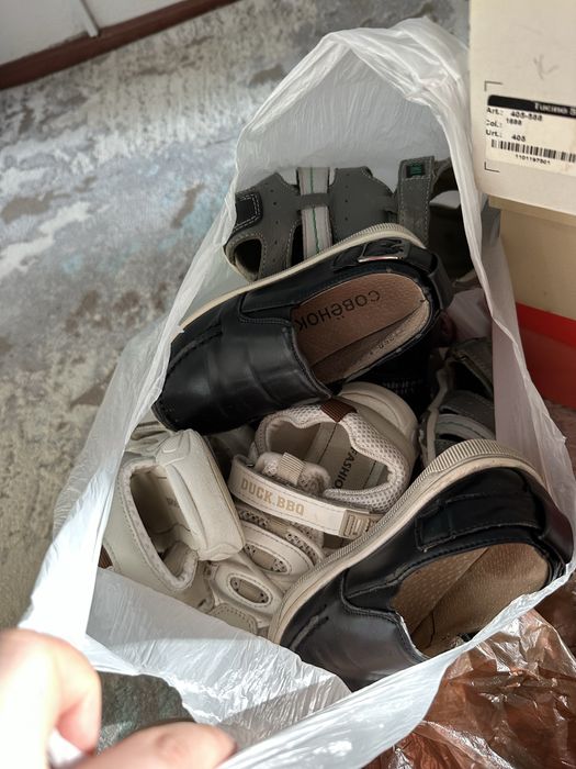 Обувь детский не новые