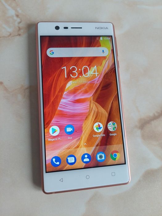 Vând Nokia 3 alb, fără probleme, impecabil și perfect funcțional /poze