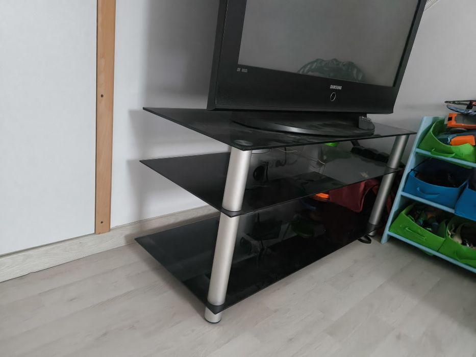 TV Samsung + Suport TV - Consola TV - Comoda sticla - Masa living