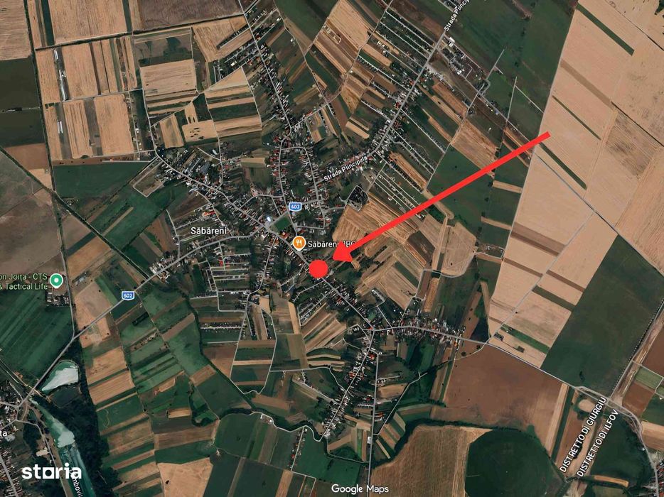 Săbăreni - 9000mp teren intravilan parcelat