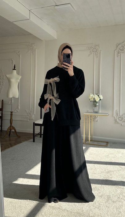 Двойка с широкими брюками теплый