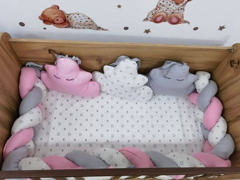 Ново Ново бебешки обиколник за кошара  в различни варианти