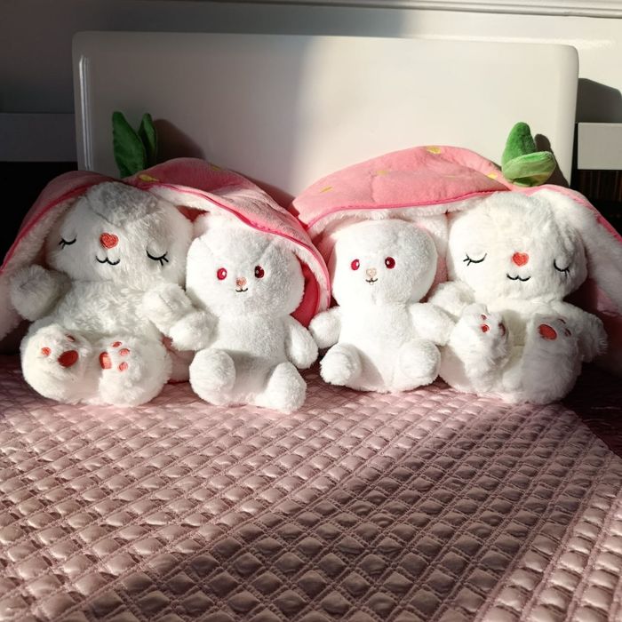 Дыщащая игрушка зайка