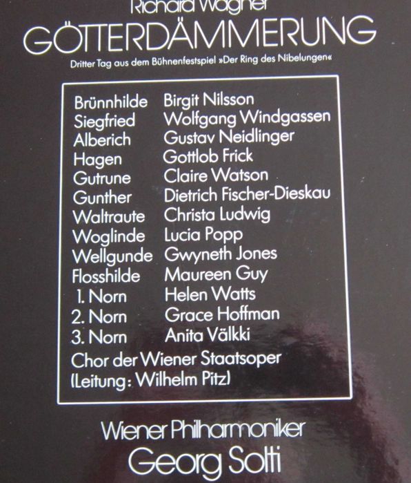 cadou deosebit Wagner Gotterdammerung Amurgul zeilor Georg Solti 1985