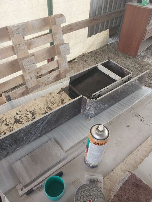 Раковина из керамогранита