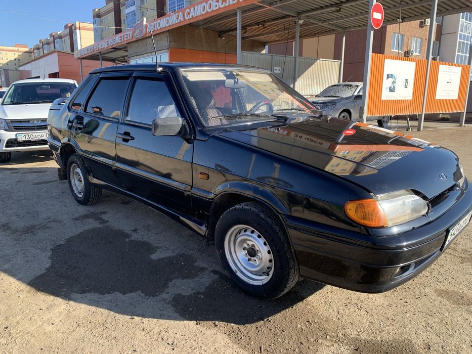 Ваз 2115 қара түсті 2007 ж.ш