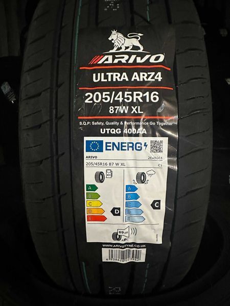 Нови летни гуми ARIVO ULTRA ARZ4 205/45R16 87W XL НОВ DOT