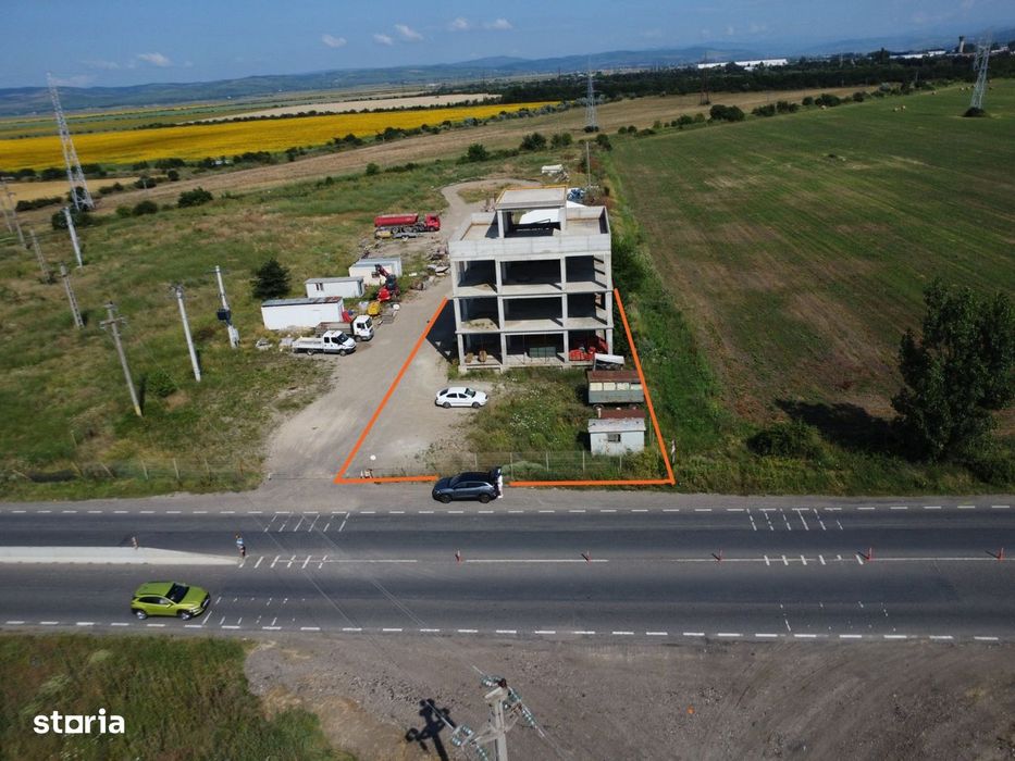 Construcție 2023 , P+2 | 735 mp | E85 | Acces TIR | Comision 0%