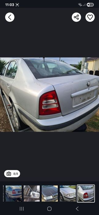 Capota bara far stop usa portbagaj radiator Skoda Octavia 1 Piese