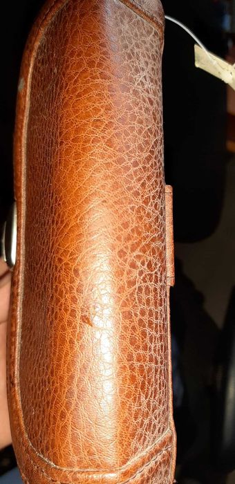 Ретро мъжка кожена чантичка