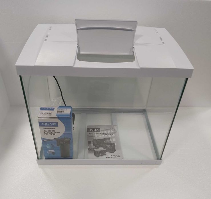 Аквариум 45 литра - оборудван