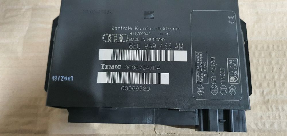 Modul confort audi a4 b6 audi a4 b7 8E0 959 433 AM