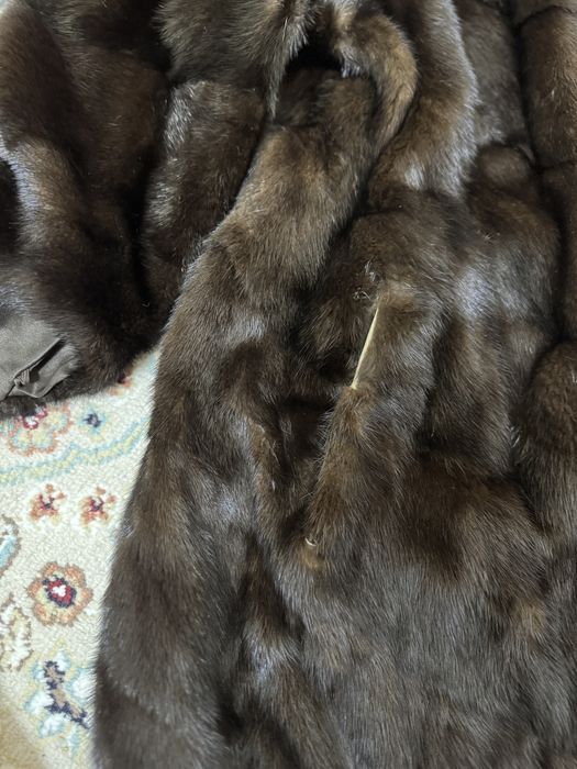 Шуба из натуральной норки