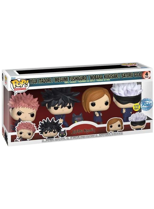 Redus 60% SIGILAT! Set 4 Figurine Funko Pop Animation Jujutsu Kaisen S1
