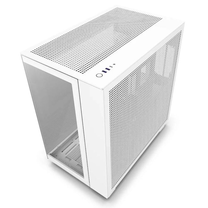 Корпус аквариум белый NZXT H9 FLOW (2023)