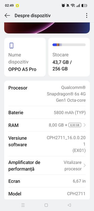 Oppo a5 pro nou!