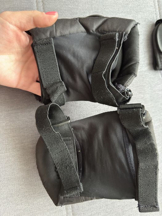 Set 3 perechi protecţii Play Negru Copii Oxelo S