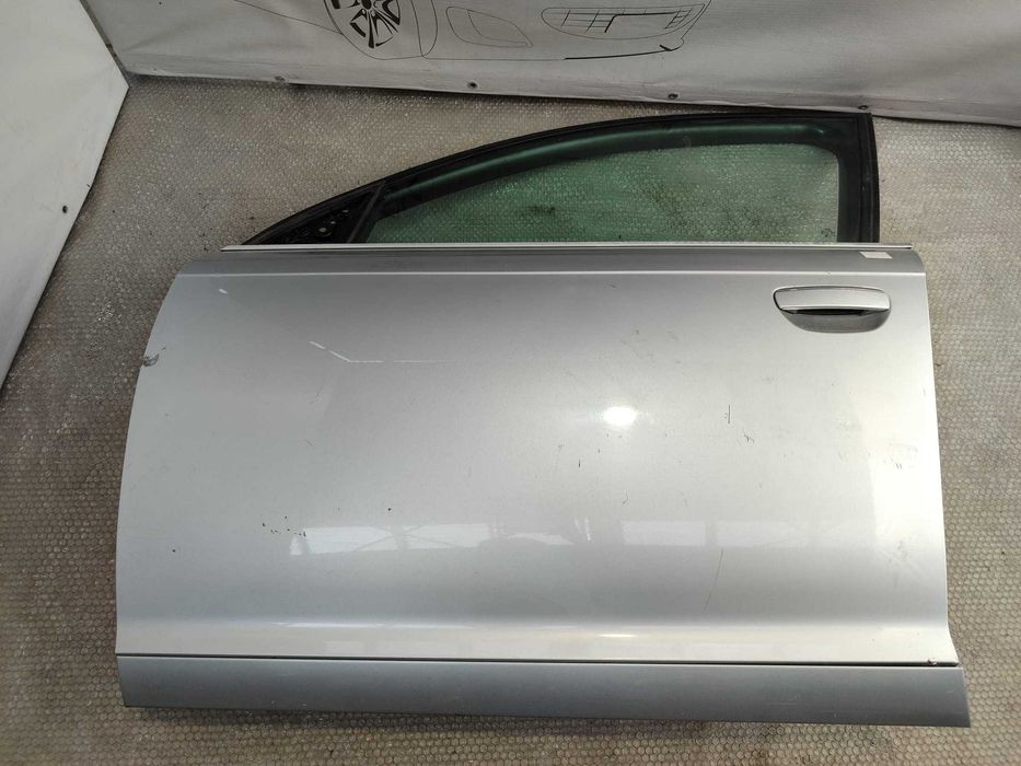 Ușă Față Stânga Audi A6 S6 C6 4F Sedan Gri Cod Culoare 5B / Y7W 2007 / [2004-2011] / 4F0831051F (3B)