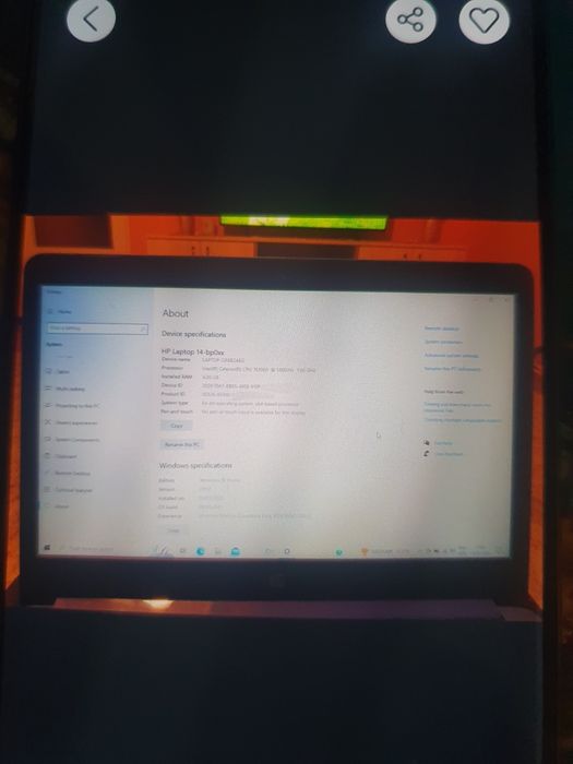 Laptop HP Windows 10