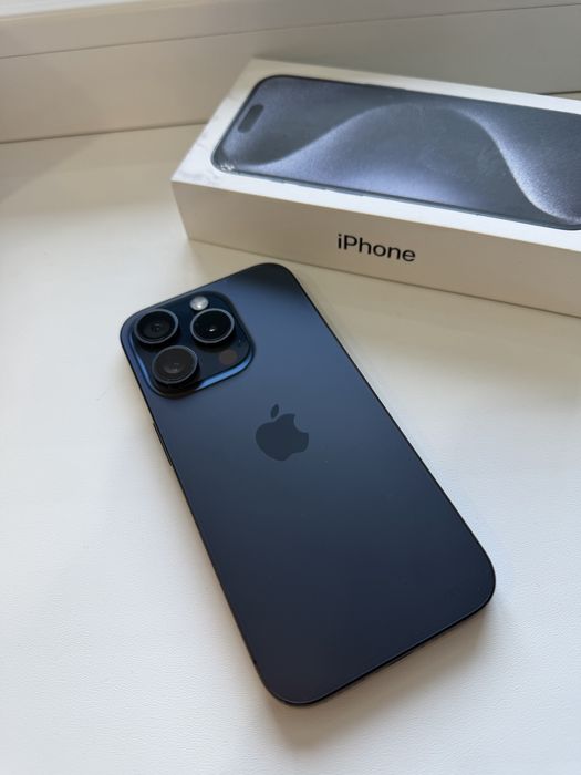 Iphone 15pro Blue Titanium
