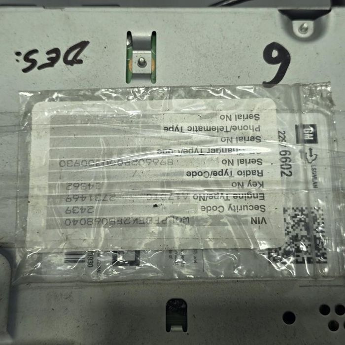 Unitate CD Player auto CD 400 Plus Opel Astra J facelift