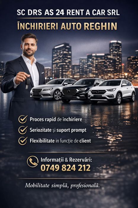 Inchirieri Auto Rent a car Reghin