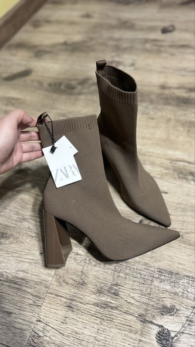 Ботильоны Zara на каблуке