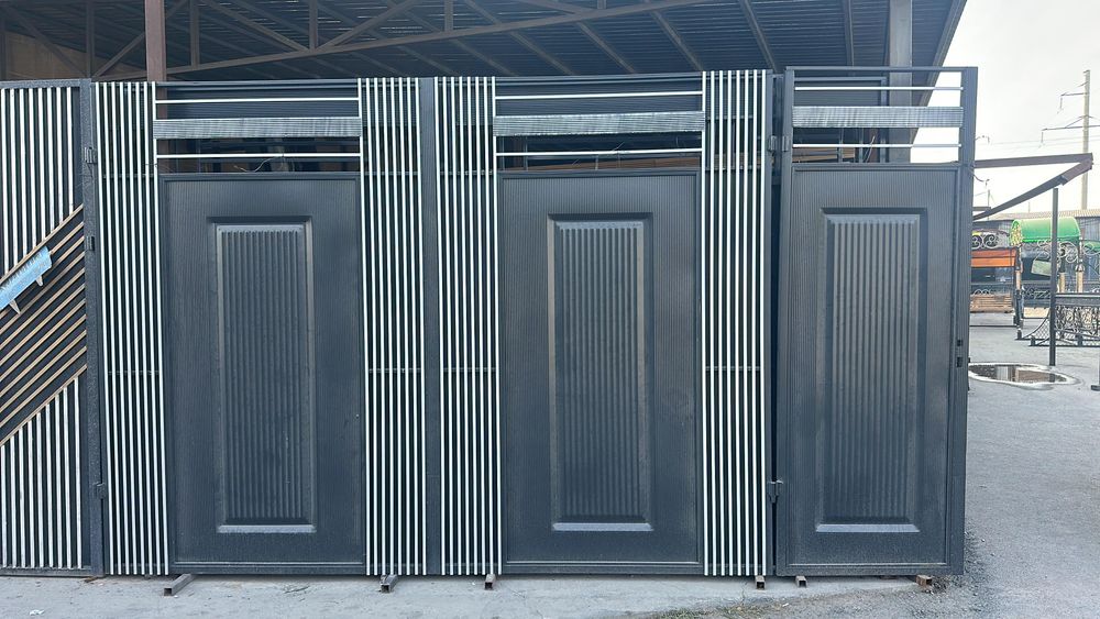 Ворота какпа забор