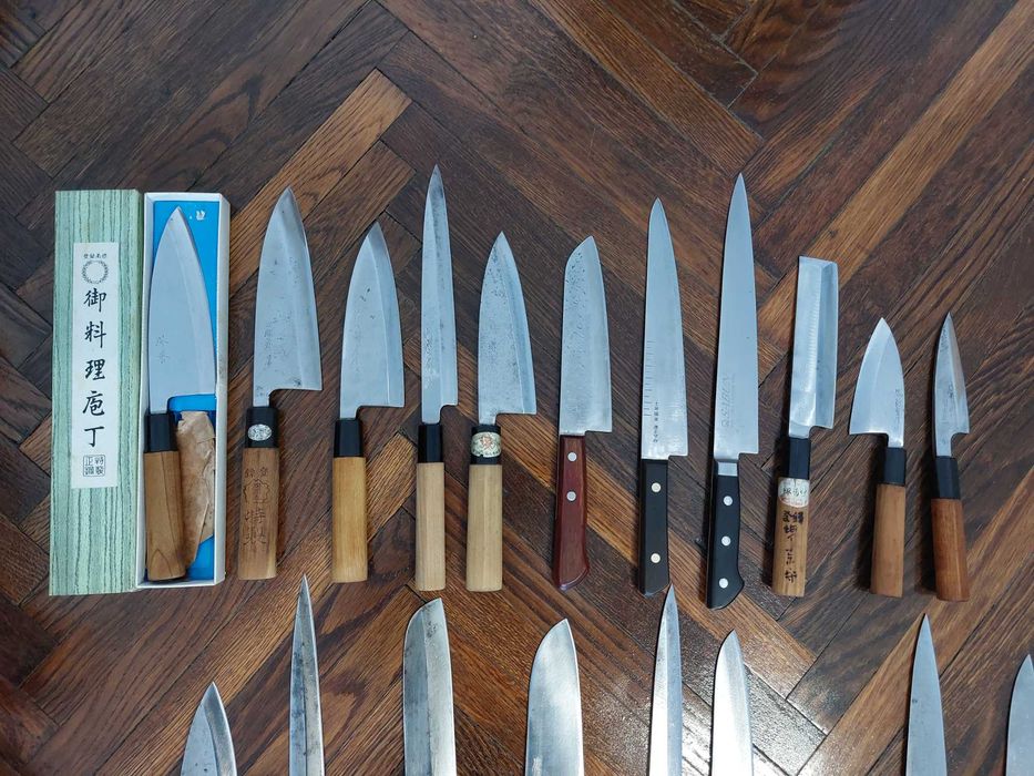 Cutite Vechi Japoneze Lucrate Manual Originale!