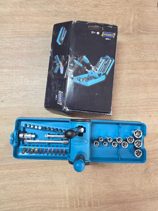Set de scule, HAZET, 1/4", 38 bucati, Negru/Albastru