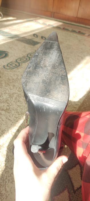 Кожаные демисезонные сапоги