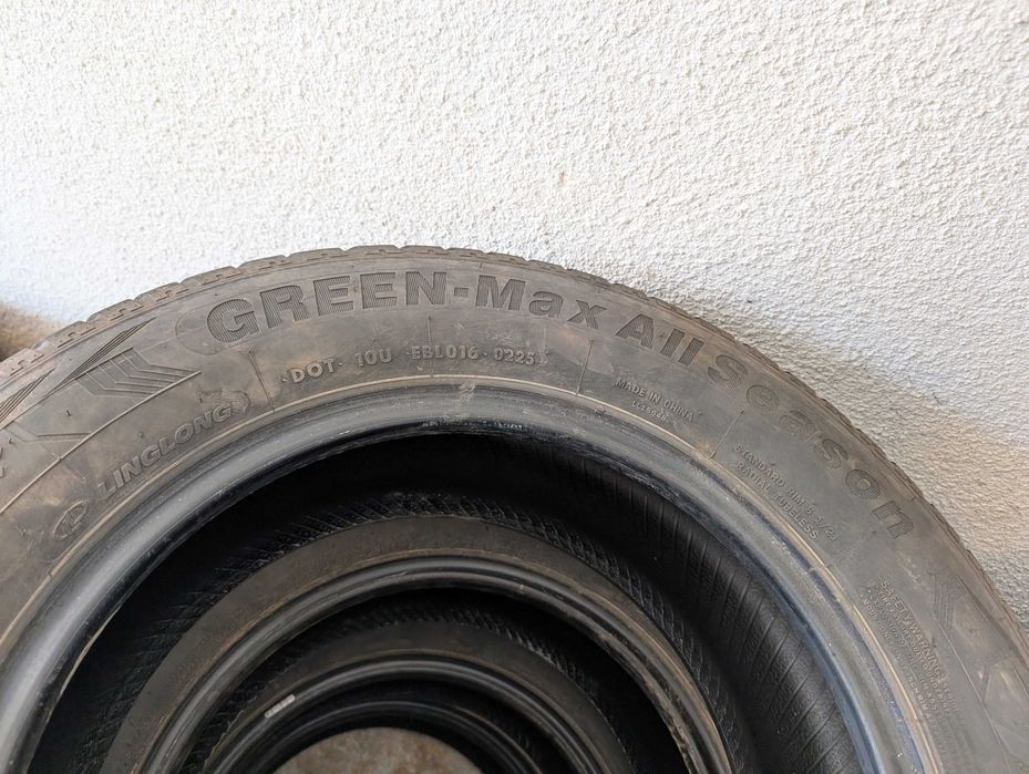 Продавам 4 броя всесезонни гуми  LINGLONG GREEN MAX ALL SEASON 225/60/r16 с DOT 02/25