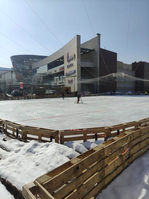 Создание открытых ледовых катков