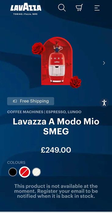 Кафемашина SMEG с капсули