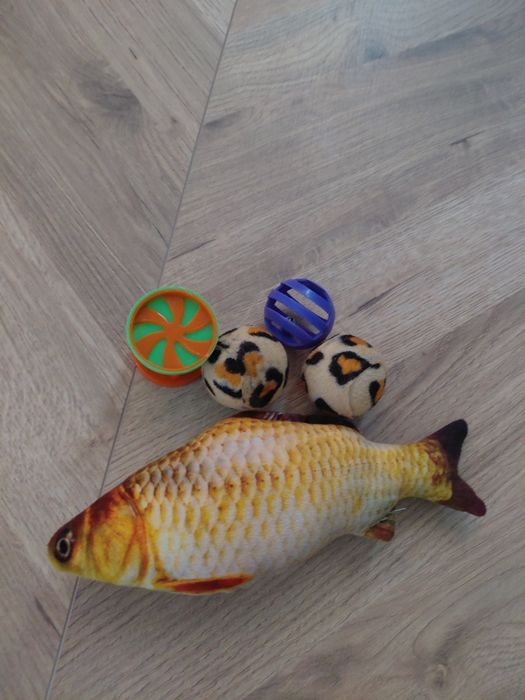Тунель и игрушки для кошек