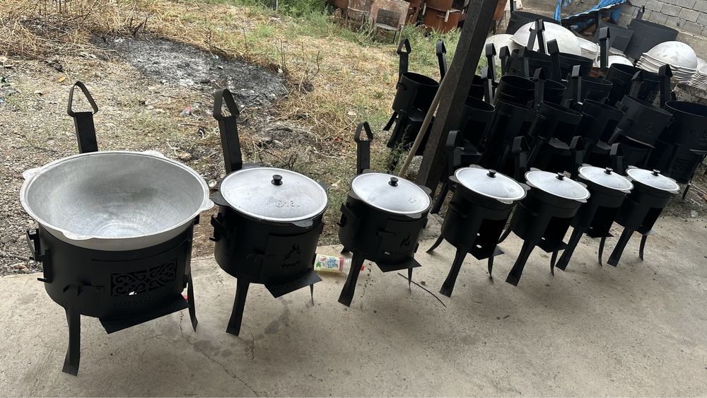 Очаги Ошак подставка под казан