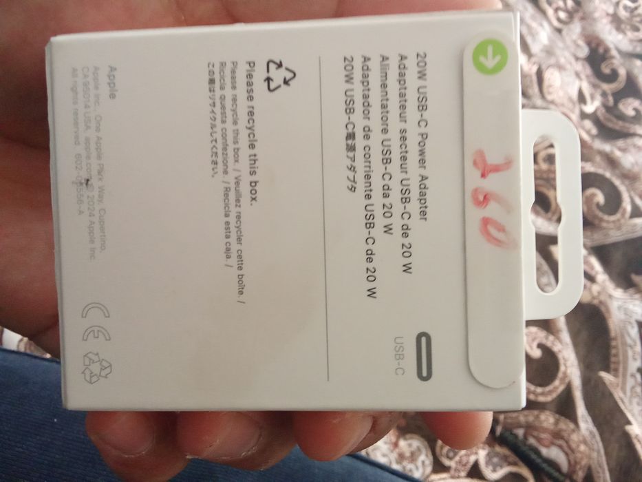 Phone zaryadka original  dastavkasi bor