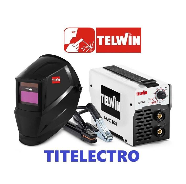 Aparat invertor sudura T-Arc 160 TELWIN + masca sudura automata LCD