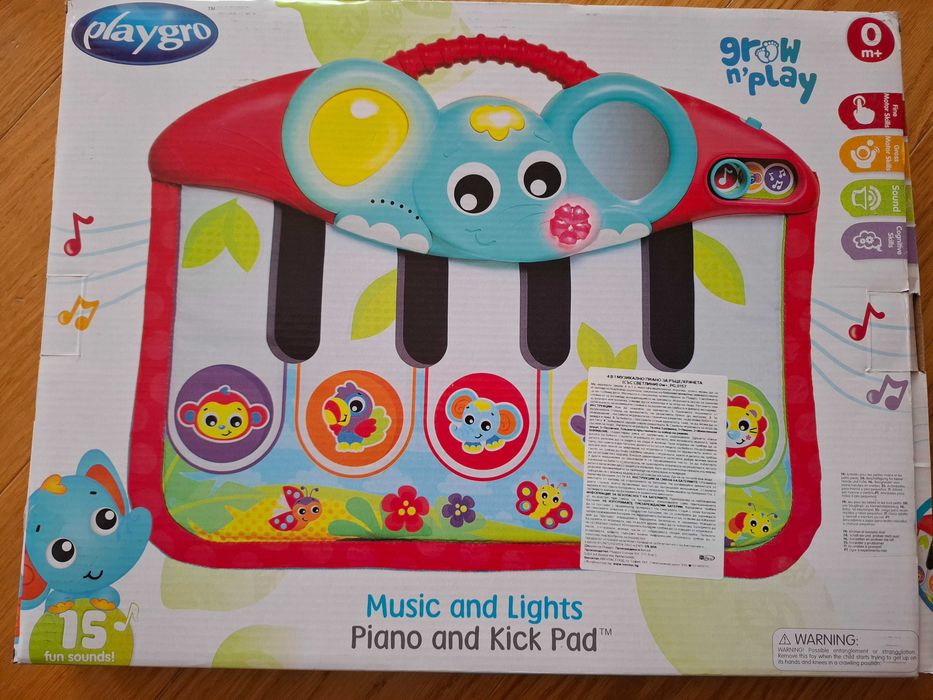 Музикално пиано със светлини Play Gro за ръце и крачета 4 в 1