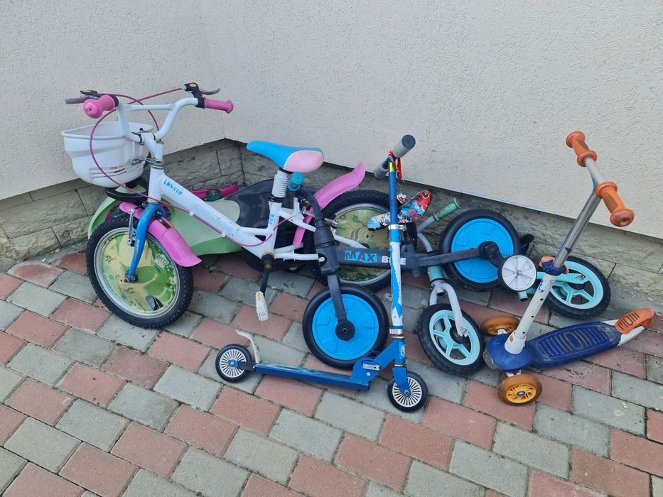 Bicicleta roz fete
