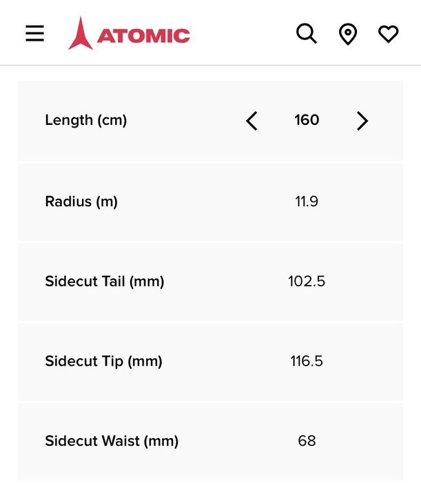 Atomic Redster S8i Revoshock 160cm