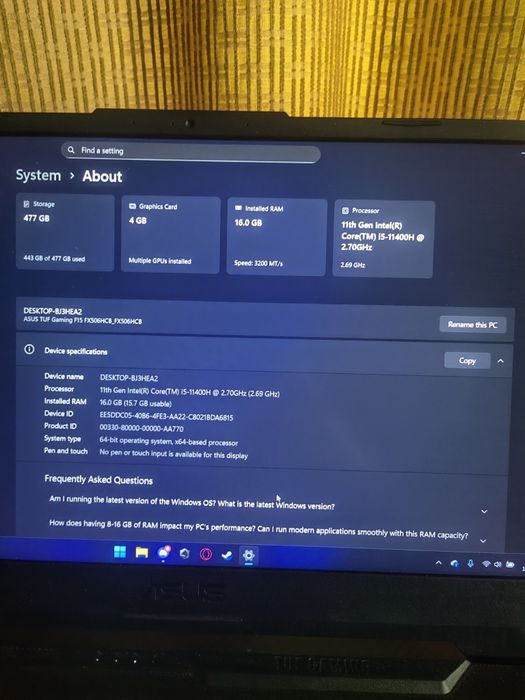 Setup gaming Laptop + mouse + birou + controller