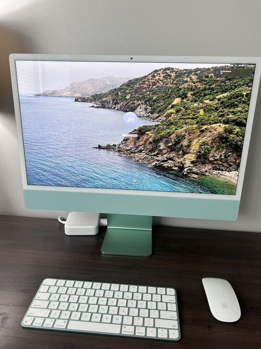 iMac '24, M1, 16Gb RAM, 256Gb SSD verde