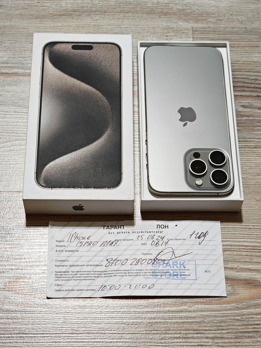 iPhone 15 Pro Max 256 gb akb 89