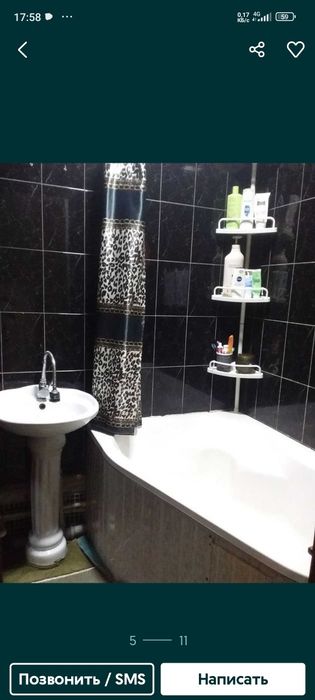 Срочно продаётся 2 х комнатная квартира 6 микрорайон 5 этаж